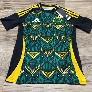 adidas Jamaica Reggae Boyz National Team AeroReady Soccer Jersey Youth Large $80